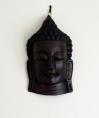 STUNNING WOODEN HAND LORD BUDDHA MASK.