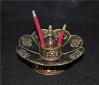 Copper Incense Burner-Lotus-