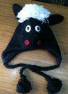 Animal Woolen Hat (Black)